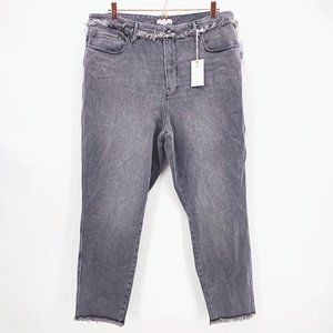 Good American Good Curve Skinny Crop Jeans